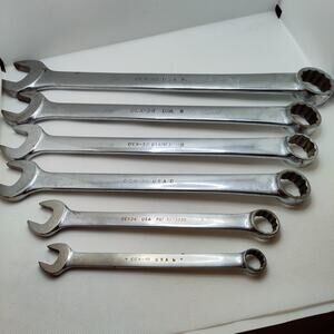 6X Snap-on Large VTG SAE Combo Wrenches OEX18, OEX24 OEX30, OEX32, OEX34, OEX40